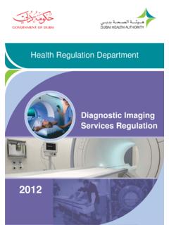 Health Regulation Department - Dubai Health …