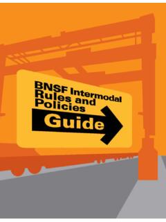 1-14-19 Intermodal Rules and Polices Guide - bnsf.com