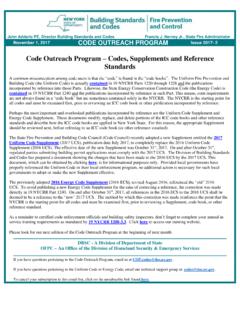 Code Outreach Program Codes, Supplements and Reference ...