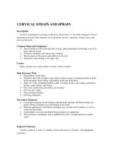 CERVICAL STRAIN AND SPRAIN(Whiplash)