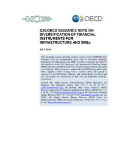 G20/OECD GUIDANCE NOTE ON DIVERSIFICATION …