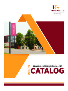 Indian Hills Community College - College Catalog &amp; Student ...