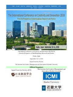 International Conference on Creativity and …