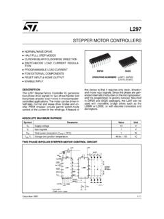 Stepper motor controllers - STMicroelectronics