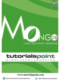 MongoDB - Tutorialspoint