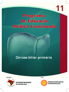 Cirrose biliar prim&#225;ria - sbhepatologia.org.br