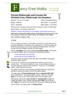 Princes Risborough and Coombe Hill ... - Fancy Free …