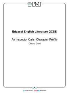 Edexcel English Literature GCSE An Inspector Calls ...