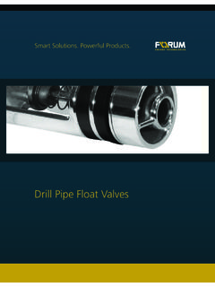 Drill Pipe Float Valves