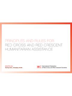Princis and Ple rules for red cross and red crescent ...