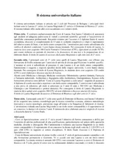 Il Sistema Universitario Italiano - MIUR