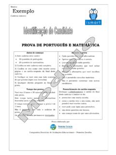 PROVA DE PORTUGU&#202;S E MATEM&#193;TICA - …