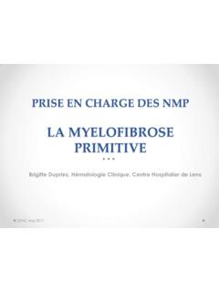 LA MYELOFIBROSE PRIMITIVE - gfhc.fr