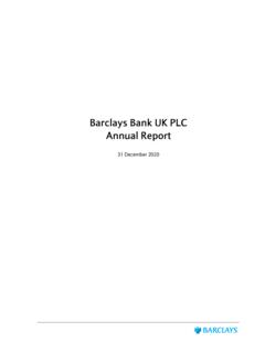 Barclays Bank UK PLC Annual Report
