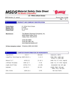 MSDS Material Safety Data Sheet - Home - IES