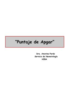 “Puntaje de Apgar - hospitalitaliano.org.ar
