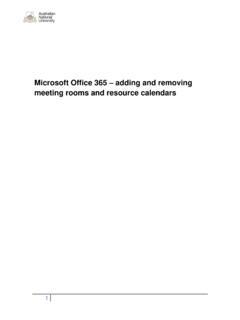 Microsoft Office 365 adding and removing meeting rooms …