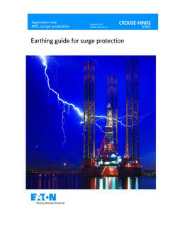Earthing guide for surge protection