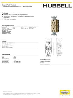 Ground Fault Products Commercial Standard GFCI Receptacles