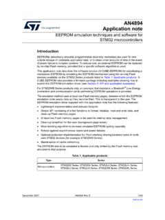 AN4894 Application note - STMicroelectronics