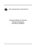 Documento Modelo de Licitaci&#243;n: Petici&#243;n de Propuestas ...