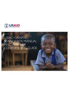 USAID Graphic Standards Manual and Partner Co-Branding …