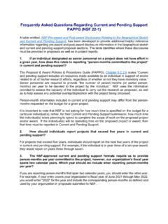 FAQs Regarding Current and Pending Support