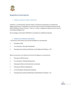 Requisitos de Inscripci&#243;n - igssgt.org