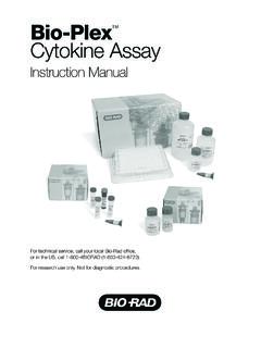 Bio-Plex Cytokine Assay - Bio-Rad Laboratories