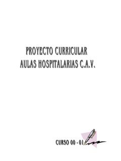 Proyecto Curricular Aulas Hospitalarias - hospitalcruces.com