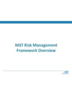 NIST Risk Management Framework Overview