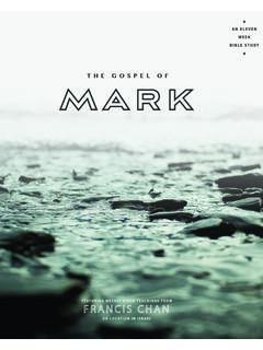 The Gospel of Mark Study Guide - RightNow Media