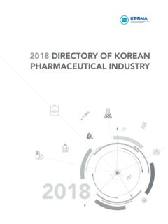 2018 DIRECTORY OF KOREAN PHARMACEUTICAL …