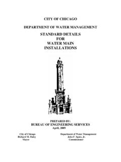 STANDARD DETAILS FOR WATER MAIN …