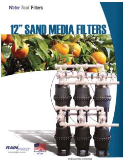 12” SAND MEDIA FILTERS - Hit Products Corp