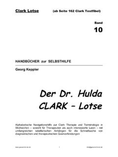 Der Dr. Hulda CLARK – Lotse - parasitentod.de