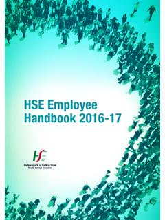 HSE Employee Handbook 2016-17 - HSELanD