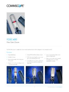 FOSC-400 Fiber Optic Closure - FOSS-AS