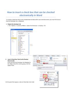 How to insert a check box that can be checked ...