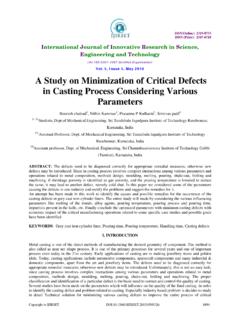 Vol. 5, Issue 5, May 2016 A Study on Minimization …