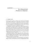 CHAPTER 3 Two-Dimensional Problems in Elasticity