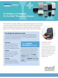 It’s Modern. It’s Modular. It’s the Mod* Dispensing System.