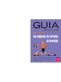 GUIA - Comisi&#243;n Nacional del Mercado de Valores