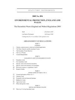 2005 No. 894 ENVIRONMENTAL PROTECTION, ENGLAND …