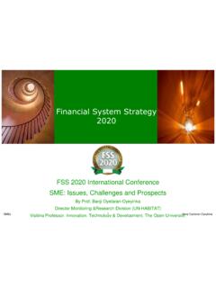 Financial System Strategy 2020 - Central Bank of Nigeria