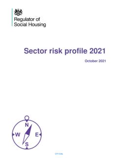 Sector risk profile 2021 - assets.publishing.service.gov.uk