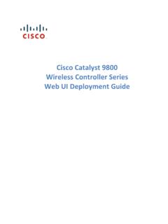 Cisco Catalyst 9800 Wireless Controller Series Web UI ...