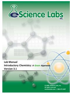 Lab Introductory Chemistry: A Green Approach 3