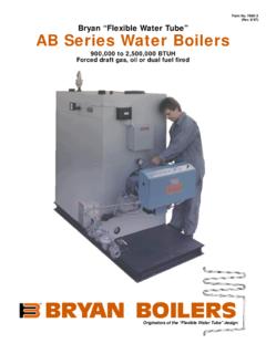 Bryan “Flexible Water Tube” AB Series Water Boilers