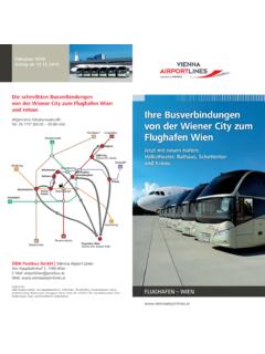 Die schnellsten Busverbindungen von der Wiener …
